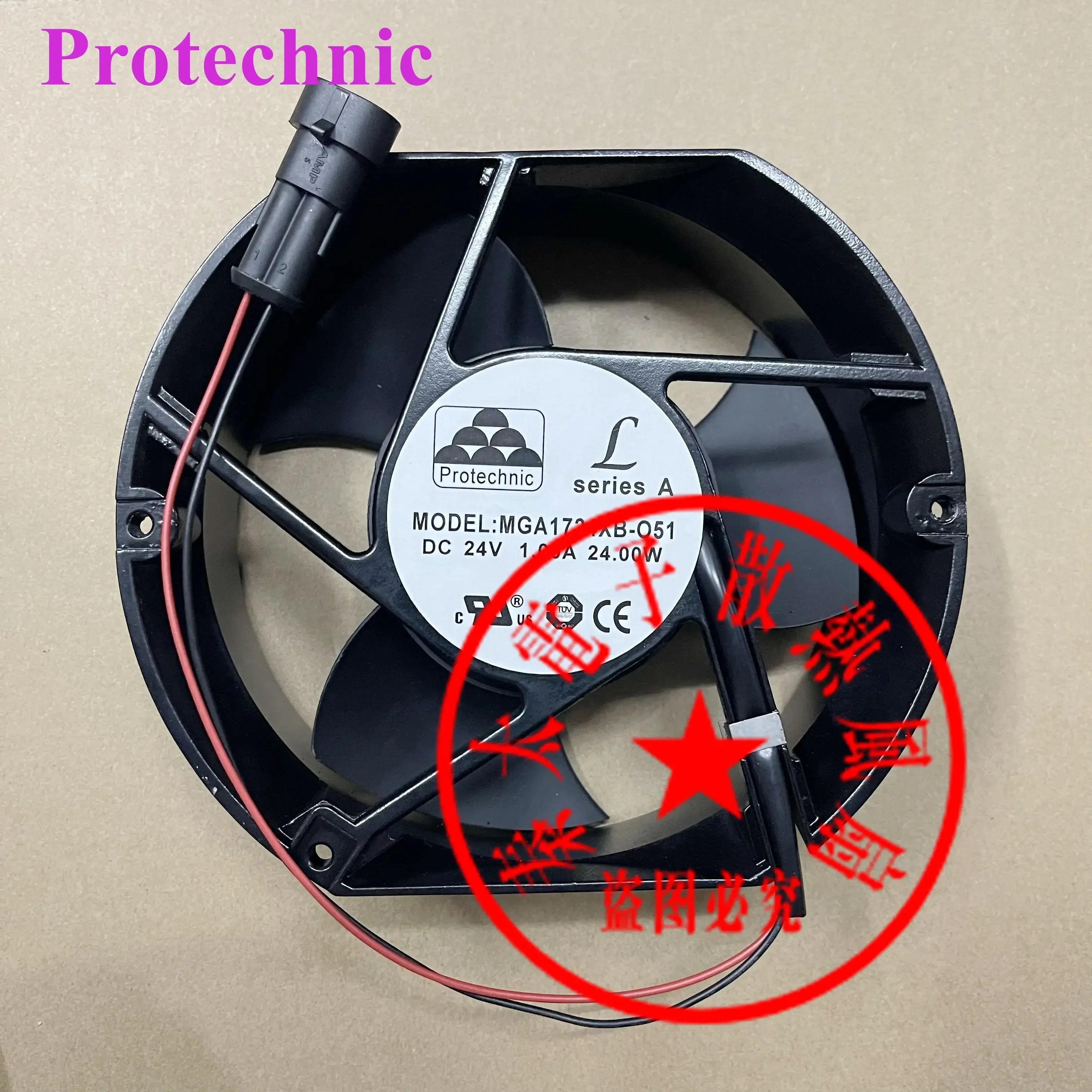 MAGIC MGA1724XB-O51 DC 24V 1A 172x150x51mm 2-Wire Server Cooling Fan
MAGIC MGA1724XB-O51 DC 24V 1A 172x150x51mm 2-Wire Server Cooling Fan