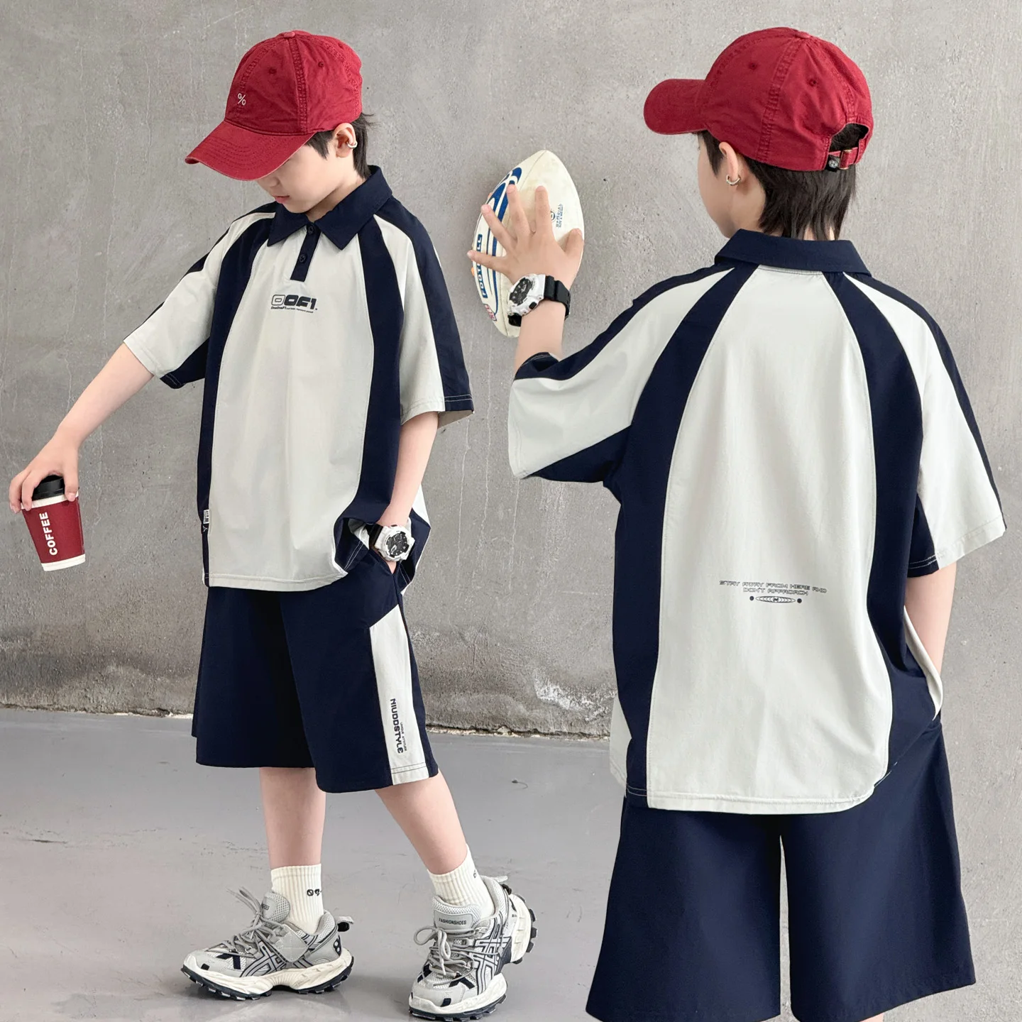 Children New Summer Polo Shirt Set Top And Bottom 2 Pieces Clothing Set for Tween Boys Casual Tracksuit Kids School Outfit Wear
Children New Summer Polo Shirt Set Top And Bottom 2 Pieces Clothing Set for Tween Boys Casual Tracksuit Kids School Outfit Wear