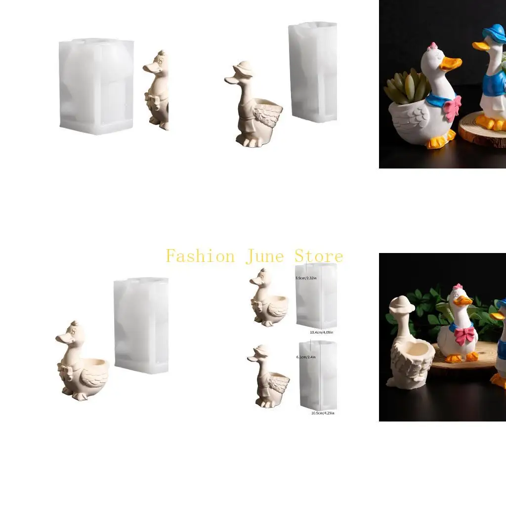 N5KA Duck Flowerpot Mold Suitable for Handmade Resin Containers and Planters
N5KA Duck Flowerpot Mold Suitable for Handmade Resin Containers and Planters