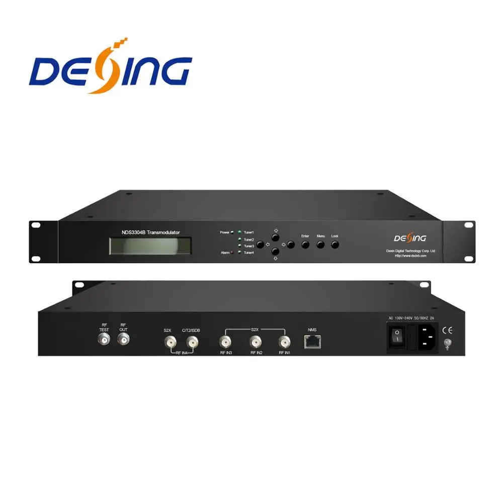 DEXIN NDS3304B Tuner to DVB-T/C DVB-S2X Transmodulator
DEXIN NDS3304B Tuner to DVB-T/C DVB-S2X Transmodulator