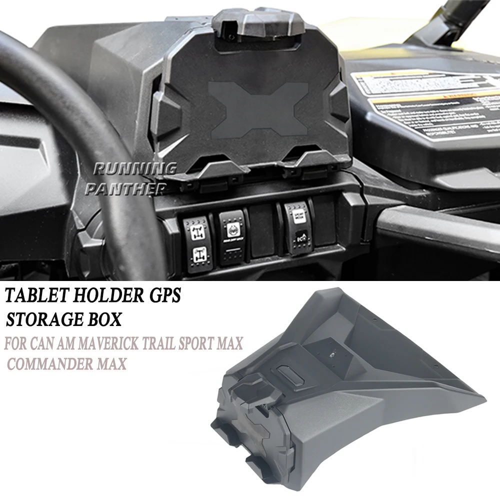 Electronic Device Holder GPS Tablet and Phone Holder Mount Storage Box for Can Am Maverick Trail Sport MAX Commander
Electronic Device Holder GPS Tablet and Phone Holder Mount Storage Box for Can Am Maverick Trail Sport MAX Commander