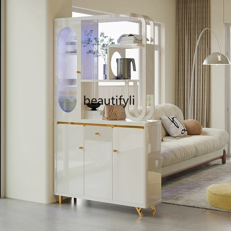 Aisle entrance, partition, shoe cabinet, wine cabinet, double-sided screen air room, cream wind
Aisle entrance, partition, shoe cabinet, wine cabinet, double-sided screen air room, cream wind