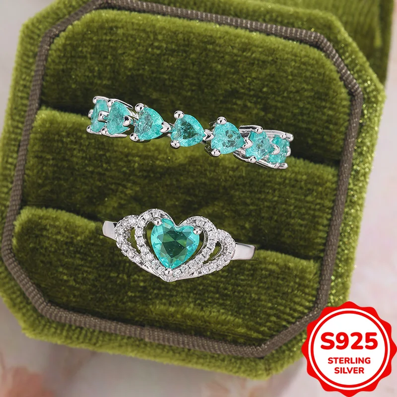 Retro Light Luxury Authentic S925 Silver Heart-shaped Green Hollow Wedding Ring with Versatile Temperament
Retro Light Luxury Authentic S925 Silver Heart-shaped Green Hollow Wedding Ring with Versatile Temperament