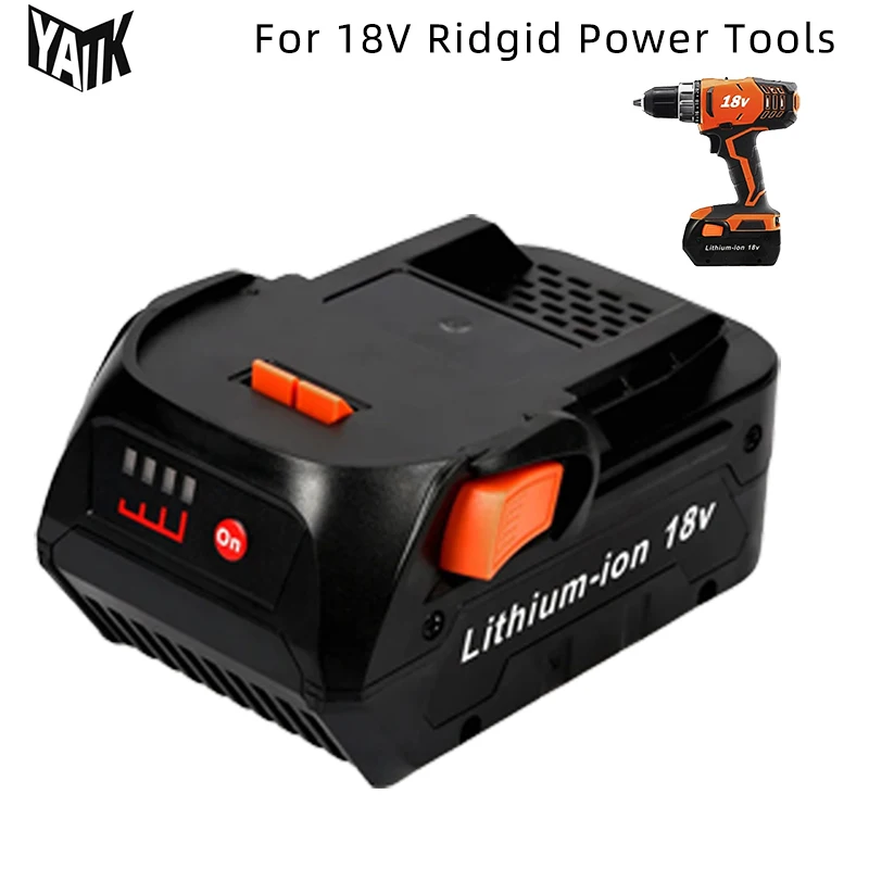 For 18V Ridgid Power Tools Battery R840083 B1830R R840087 L1815R 6000mAh Li-ion Cells Replacement of L1830R B1820R B1830R L1815R
For 18V Ridgid Power Tools Battery R840083 B1830R R840087 L1815R 6000mAh Li-ion Cells Replacement of L1830R B1820R B1830R L1815R