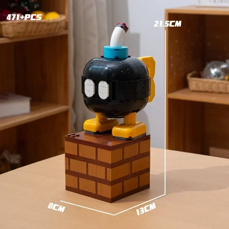 Bob-omb Bomber Invincible Caps-Star Block Brother Game Man Yoshy Display Модель Строительные кирпичи Подарочный набор
Bob-omb Bomber Invincible Caps-Star Block Brother Game Man Yoshy Display Модель Строительные кирпичи Подарочный набор
