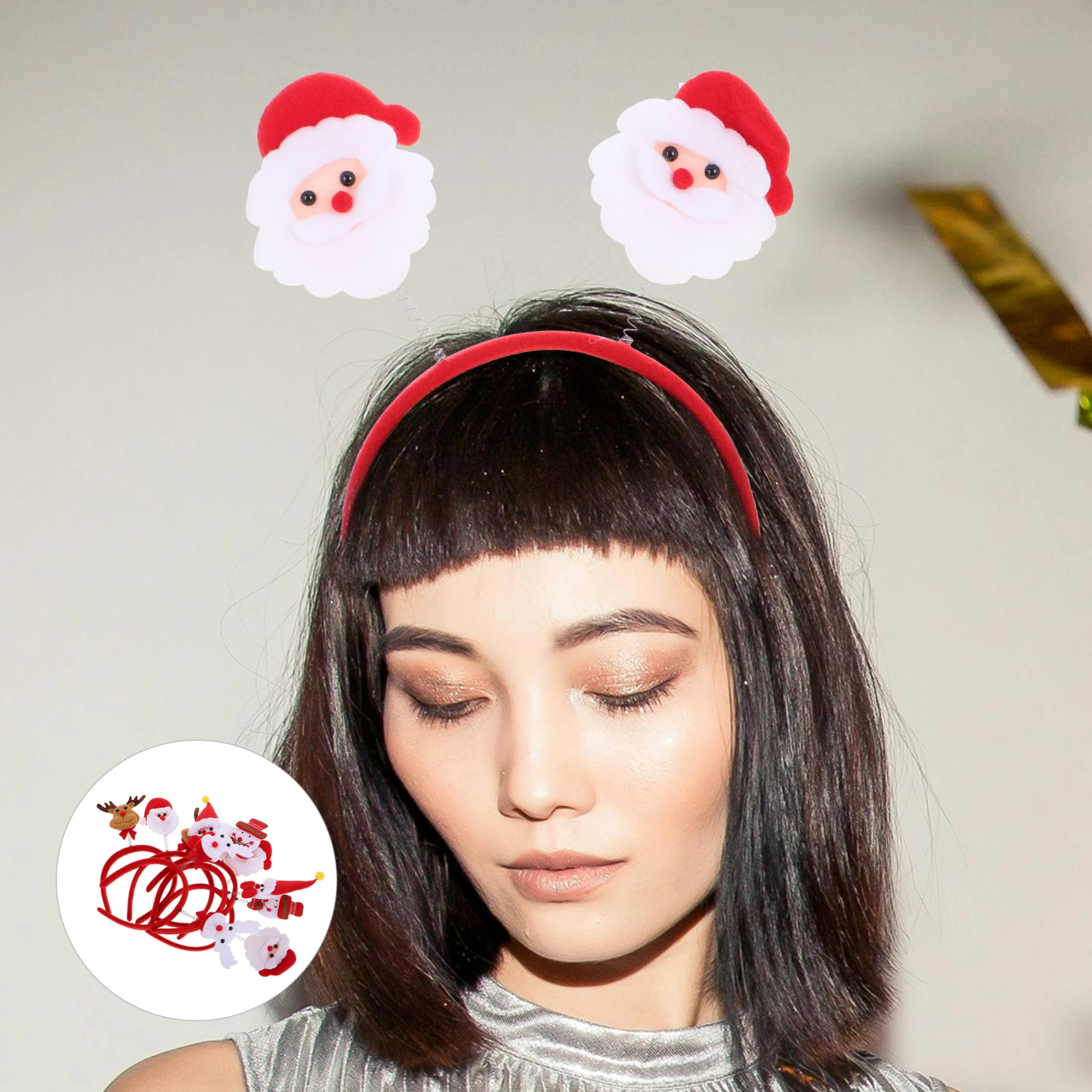 6 Pcs Christmas Headb Xmas Hair Hoops Fabric Headwear Snowman Santa Non Fading Durable Party Accessories Kids Women Christmas
6 Pcs Christmas Headb Xmas Hair Hoops Fabric Headwear Snowman Santa Non Fading Durable Party Accessories Kids Women Christmas