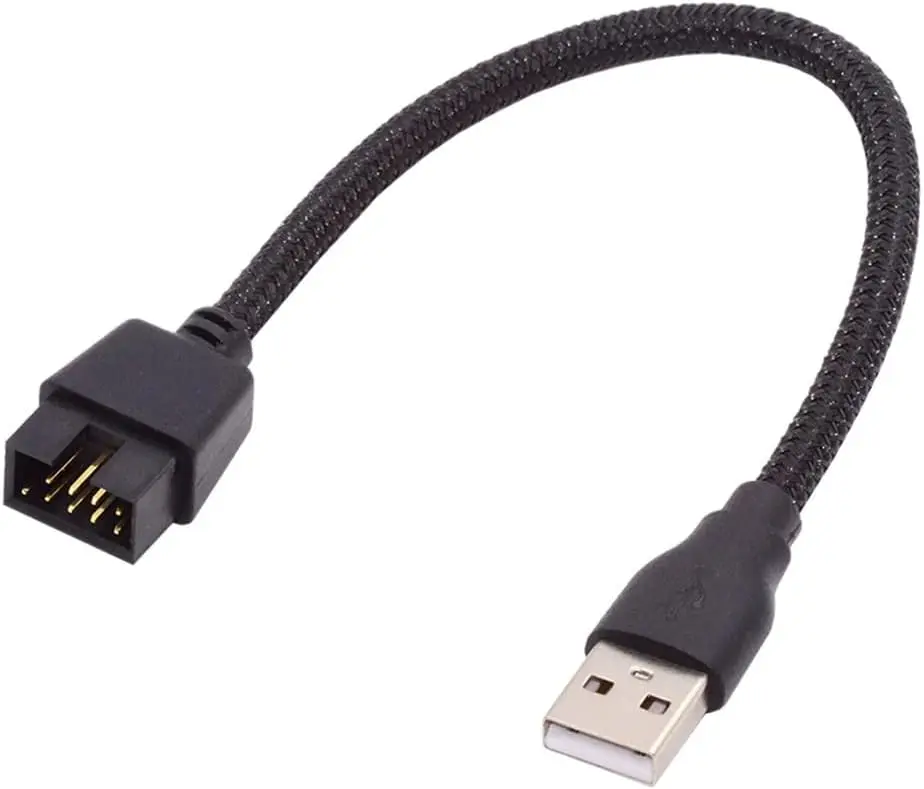 1pcs 5pcs 10pcs Single USB 2.0 Male Type-A to Motherboard 9Pin 10Pin Male Header Cable with Sleeve 20cm
1pcs 5pcs 10pcs Single USB 2.0 Male Type-A to Motherboard 9Pin 10Pin Male Header Cable with Sleeve 20cm