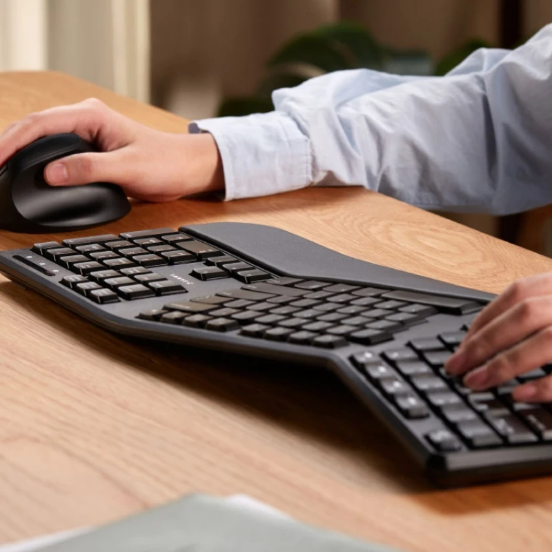 MIFuny Gaming Keyboard 2.4G Wireless Keyboard Mouse Set Mute Ergonomic Split Keyboard for Office Desktop PC Laptop Universal
MIFuny Gaming Keyboard 2.4G Wireless Keyboard Mouse Set Mute Ergonomic Split Keyboard for Office Desktop PC Laptop Universal