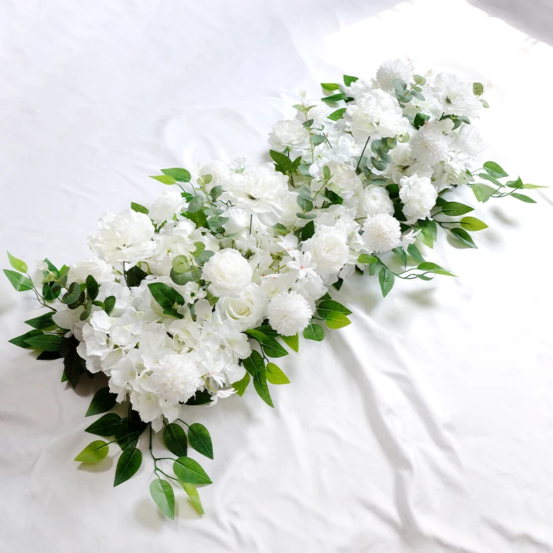 White Artificial Wedding Flowers Wall Iron Arch Backdrop Decor Supplies Hydrangeas Rose Row diy Party Table Centerpiece Arrange
White Artificial Wedding Flowers Wall Iron Arch Backdrop Decor Supplies Hydrangeas Rose Row diy Party Table Centerpiece Arrange