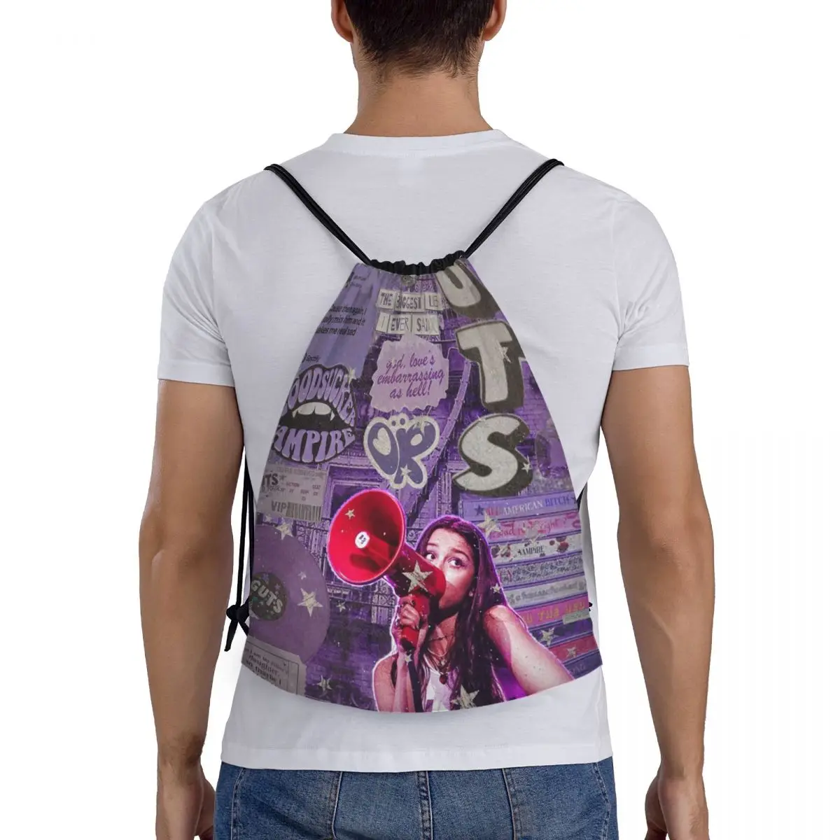 Olivia Vampire Rodrigos Sour Backpacks Multi-function Drawstring Bundle Pocket Sports Bag Book Bags For Man Woman Students
Olivia Vampire Rodrigos Sour Backpacks Multi-function Drawstring Bundle Pocket Sports Bag Book Bags For Man Woman Students