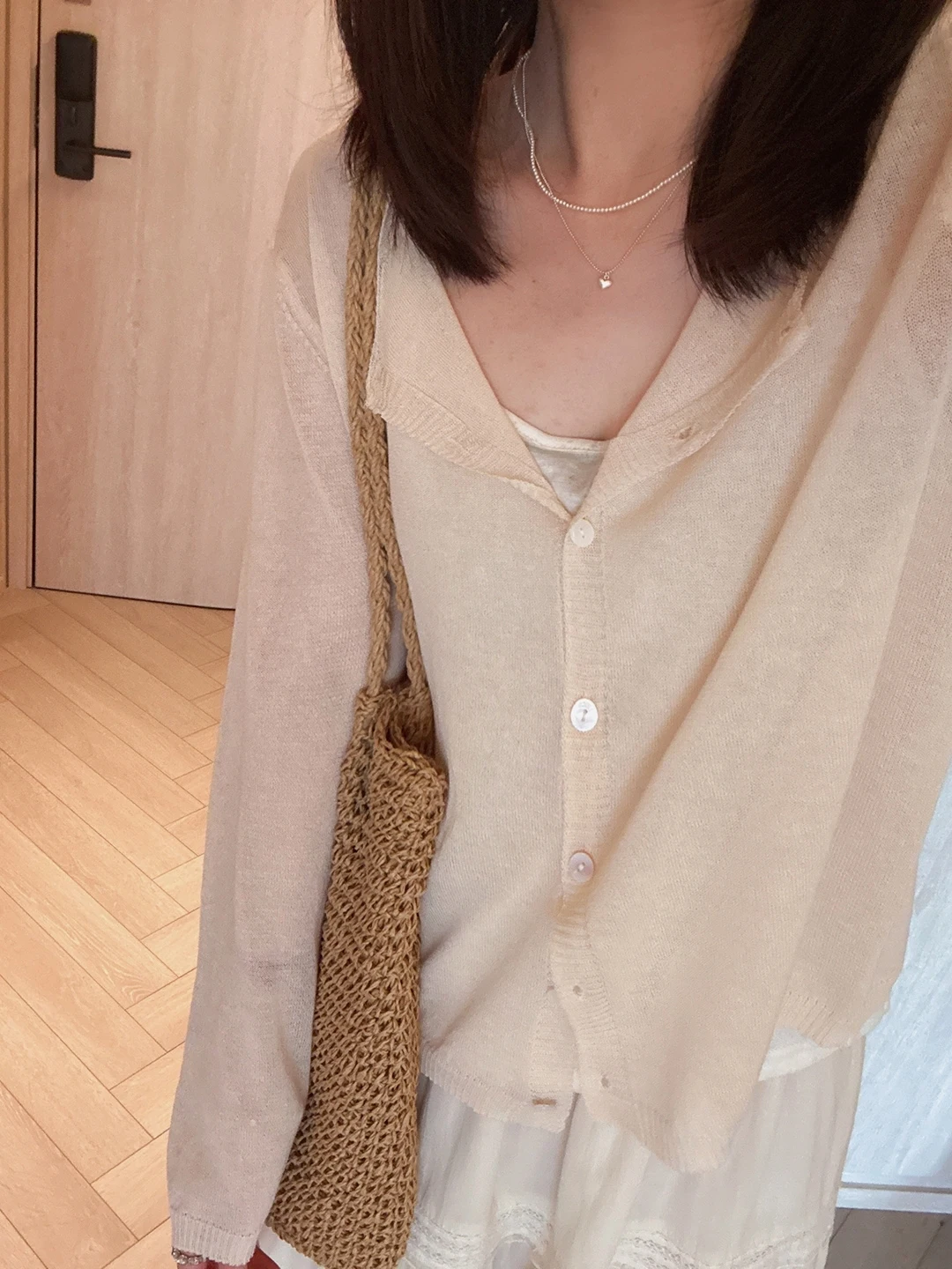 Xiao Yan's Gentle Orange Pink Thin Ice Hemp Knitted Open Cardigan Women's Spring Summer Loose Slimming Outerwear Top
Xiao Yan's Gentle Orange Pink Thin Ice Hemp Knitted Open Cardigan Women's Spring Summer Loose Slimming Outerwear Top