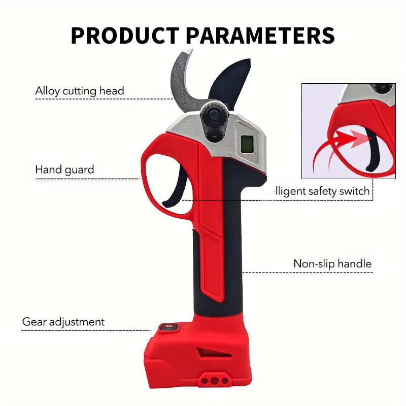 Brushless Electric Scissors Cordless Digital Display Pruning Shears For Milwauke 18V Battery, No batte
Brushless Electric Scissors Cordless Digital Display Pruning Shears For Milwauke 18V Battery, No batte