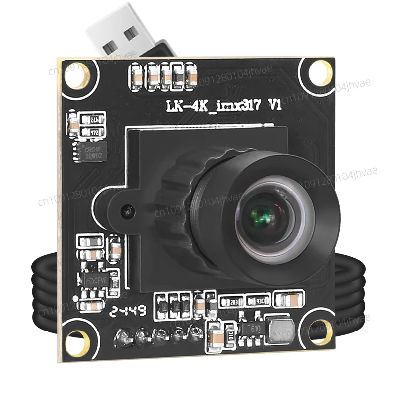 8MP IMX317 8mm 40Degree Distortionless 4K USB Camera Module 3840*2160 30FPS Driver Free for Face Recognition
8MP IMX317 8mm 40Degree Distortionless 4K USB Camera Module 3840*2160 30FPS Driver Free for Face Recognition