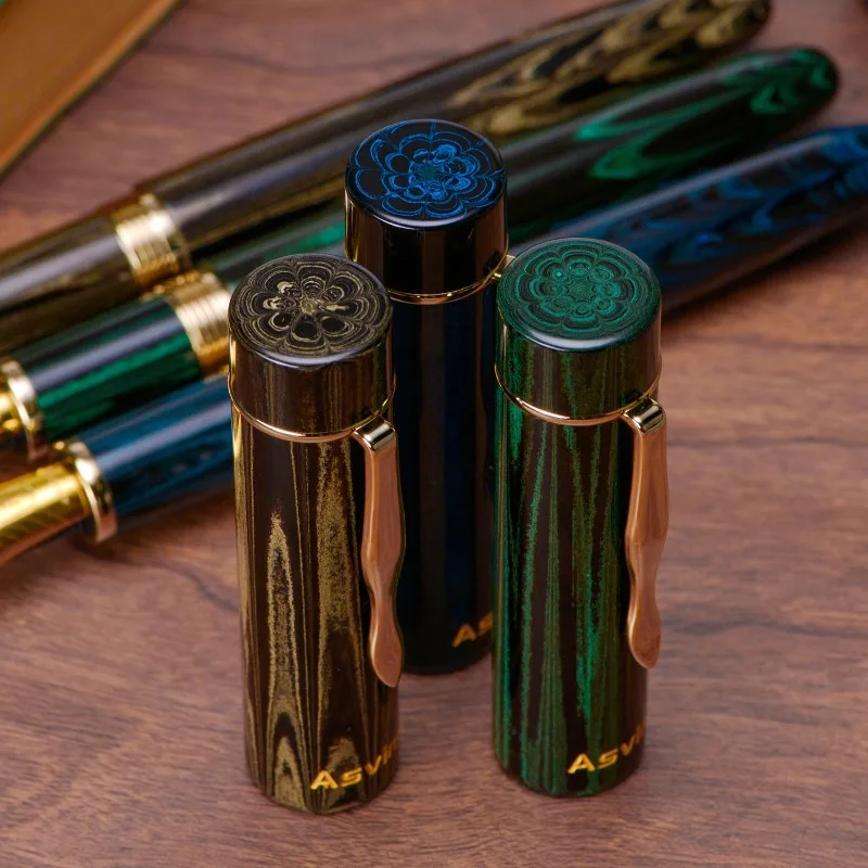 New Asvine Acrylic Cumberland Hard Rubber Fountain Pen No.8 EF F M B 0.38 0.5 0.7MM Nib Pens Ink Pen Office School Writing Gift
New Asvine Acrylic Cumberland Hard Rubber Fountain Pen No.8 EF F M B 0.38 0.5 0.7MM Nib Pens Ink Pen Office School Writing Gift