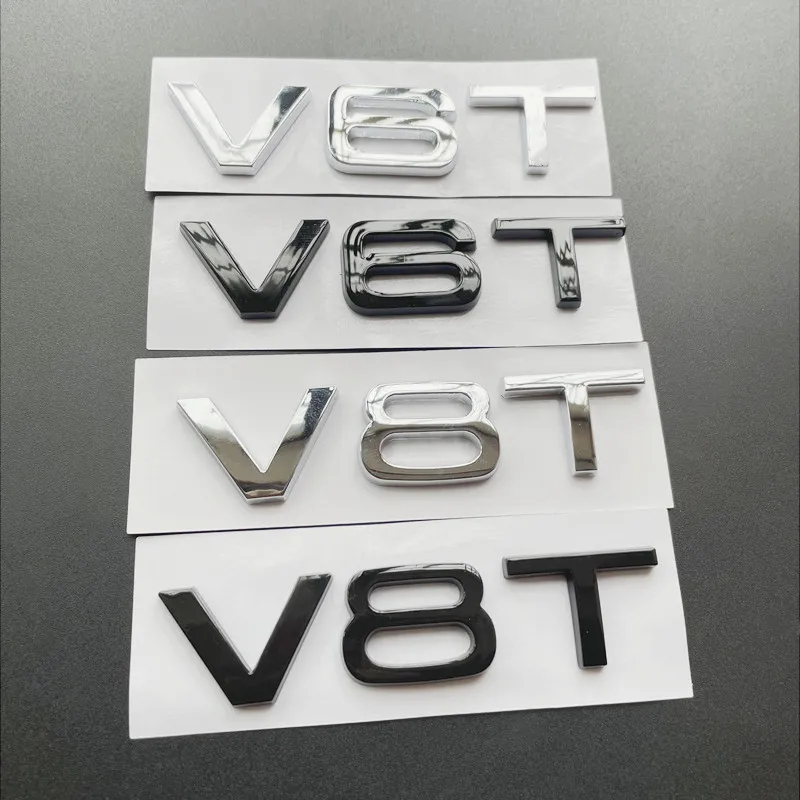 3D ABS V6T V8T Logo Car Rear Boot Trunk Side Fender Car Emblem Badge Sticker Decals For Audi A4L A5 A6L A7 S4 S5 Car Accessories
3D ABS V6T V8T Logo Car Rear Boot Trunk Side Fender Car Emblem Badge Sticker Decals For Audi A4L A5 A6L A7 S4 S5 Car Accessories