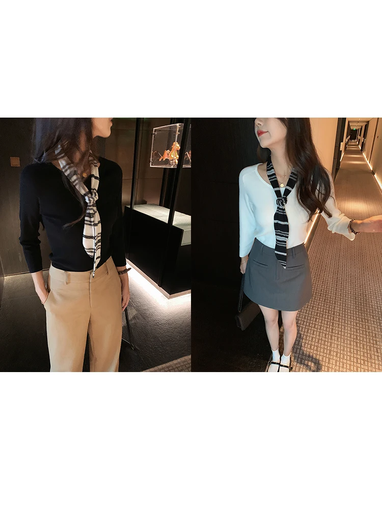 Женский трикотажный топ Bigyu Simple Elegance для повседневной носки, универсальный, весенне-осенний, приталенный, с рукавом 3/4, базовый слой, верхняя одежда
Женский трикотажный топ Bigyu Simple Elegance для повседневной носки, универсальный, весенне-осенний, приталенный, с рукавом 3/4, базовый слой, верхняя одежда