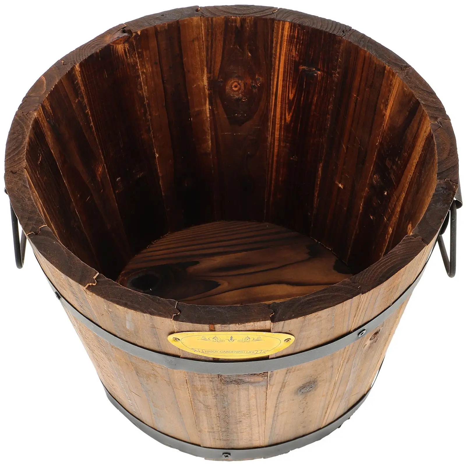 Wooden Flower Pot Round Bucket Durable Practical Planters Gardening Pots Wood Material Long Lasting Use Plants
Wooden Flower Pot Round Bucket Durable Practical Planters Gardening Pots Wood Material Long Lasting Use Plants