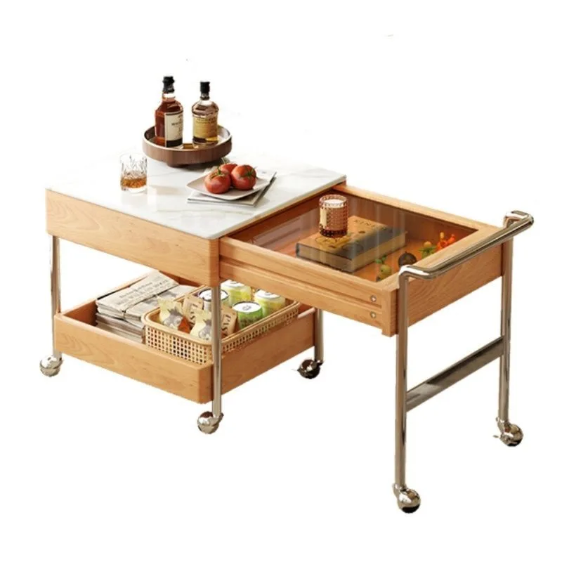 TT Домашняя гостиная с передвижными колесами, простой журнальный столик из цельного дерева, складной многослойный столик из каменной плиты
TT Домашняя гостиная с передвижными колесами, простой журнальный столик из цельного дерева, складной многослойный столик из каменной плиты