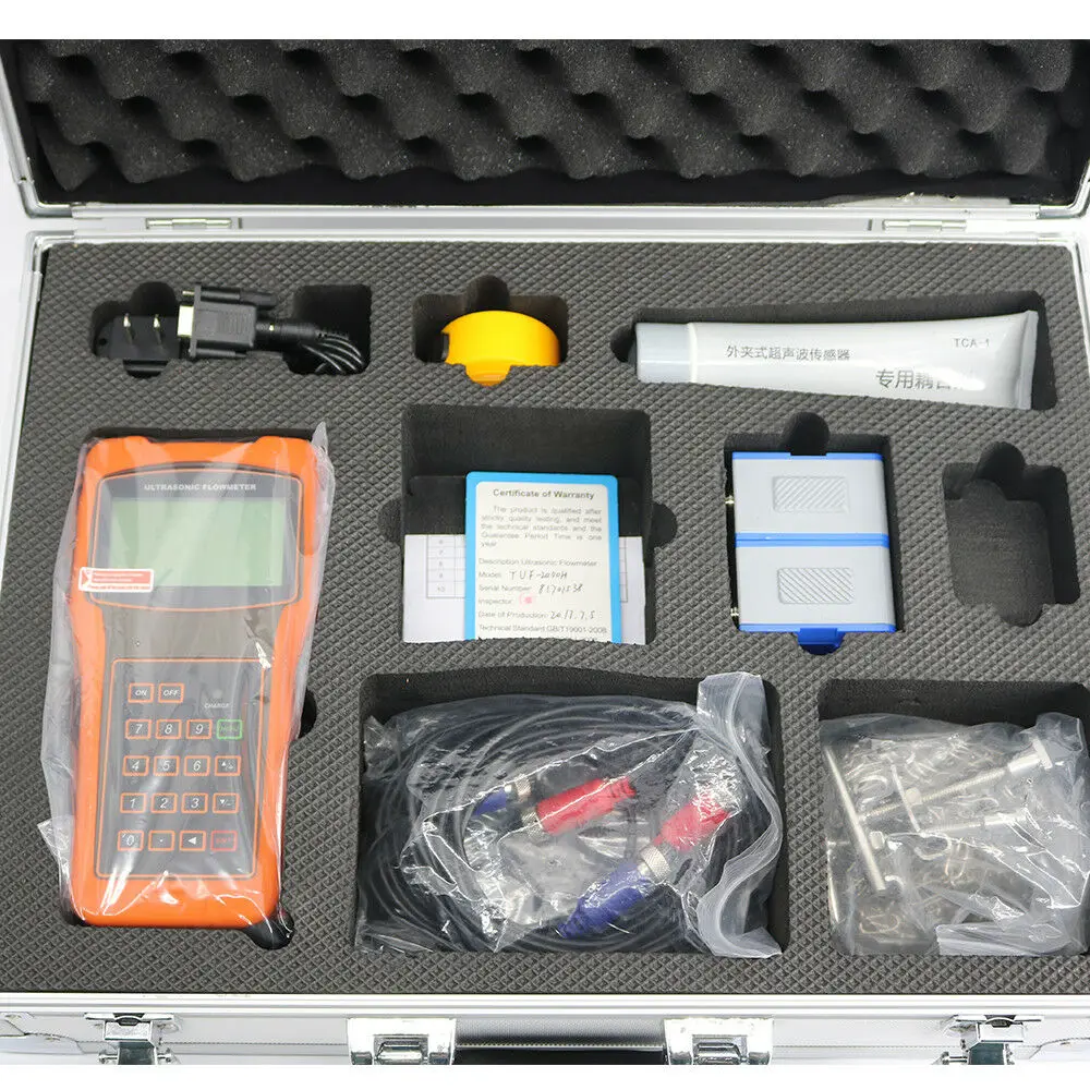 Digital Ultrasonic Flowmeter TUF-2000H-TM-1 Ultrasonic Flow Meter with Standard Transducer TM-1 Measuring Range DN50-700mm
Digital Ultrasonic Flowmeter TUF-2000H-TM-1 Ultrasonic Flow Meter with Standard Transducer TM-1 Measuring Range DN50-700mm