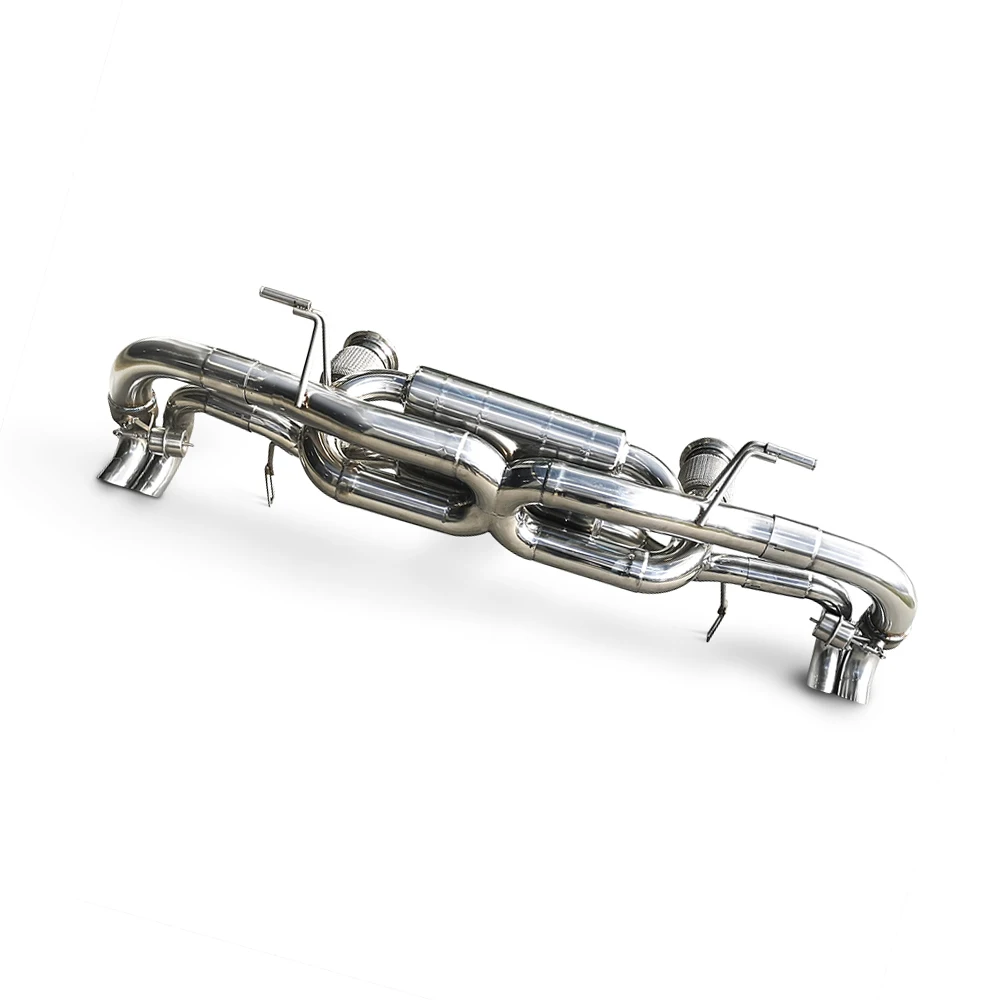 Suitable for Audi R8 V10 5.2l 2008-2016 Stainless Steel Escape Exhaust Pipe with Valve Cat Back Exhaust Pipe System 
Suitable for Audi R8 V10 5.2l 2008-2016 Stainless Steel Escape Exhaust Pipe with Valve Cat Back Exhaust Pipe System