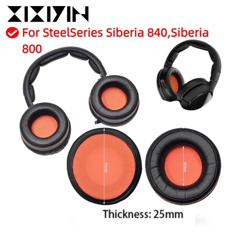 1Pair Replacement Protein Leather Ear Pads Cushion Cover Earpads for SteelSeries Siberia 840,Siberia 800 Headset Earmuff XIYIN
1Pair Replacement Protein Leather Ear Pads Cushion Cover Earpads for SteelSeries Siberia 840,Siberia 800 Headset Earmuff XIYIN