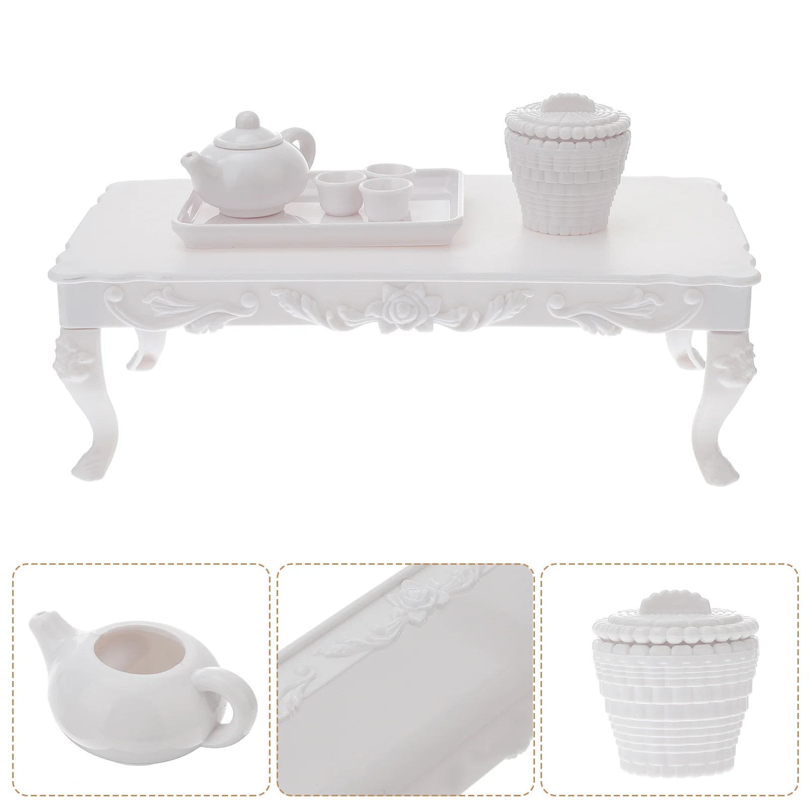 1 Set House Tea Table House Mini Teaware Ornament Kids House Toys Miniature Teaware Tea Table Model
1 Set House Tea Table House Mini Teaware Ornament Kids House Toys Miniature Teaware Tea Table Model