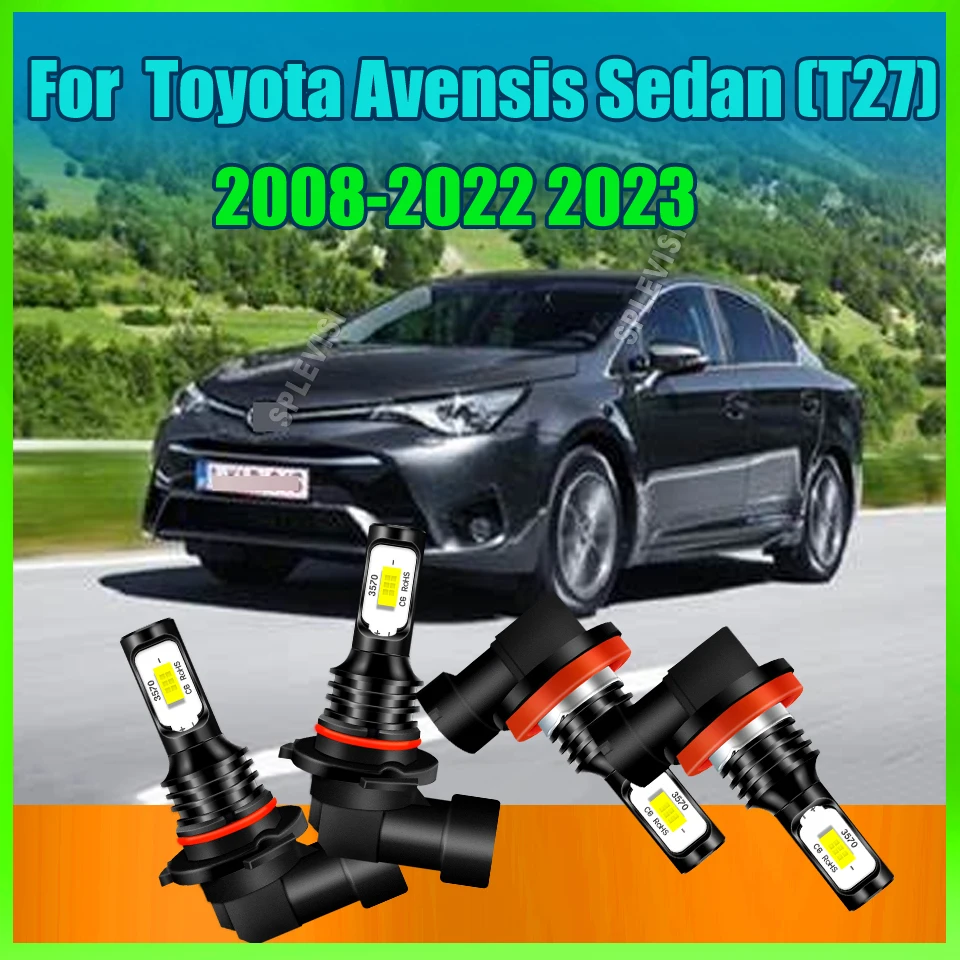 LED HIID White Headlight Foglights For Toyota Avensis Sedan (T27) 2008 2009 2010 2011 2012 2013 2014 2015 2016 2017 2018-2023
LED HIID White Headlight Foglights For Toyota Avensis Sedan (T27) 2008 2009 2010 2011 2012 2013 2014 2015 2016 2017 2018-2023