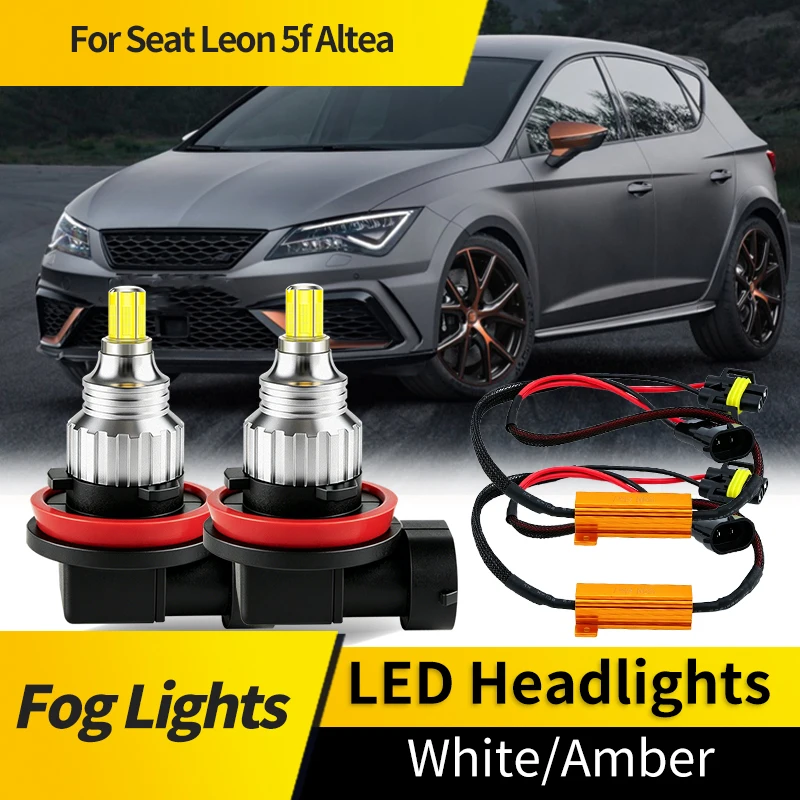 2PCS H11 LED Headlight Bulbs Lights CANBUS For Seat Leon 5f Altea 30000LM CSP Chips Drive Auto Light 6500K Headlamp White/Amber
2PCS H11 LED Headlight Bulbs Lights CANBUS For Seat Leon 5f Altea 30000LM CSP Chips Drive Auto Light 6500K Headlamp White/Amber