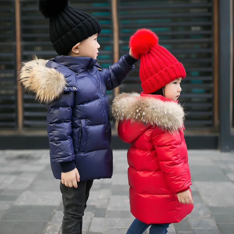 Winter new children's down jacket boys long section of small children casual girls warm thick jacket 80-160cm
Winter new children's down jacket boys long section of small children casual girls warm thick jacket 80-160cm