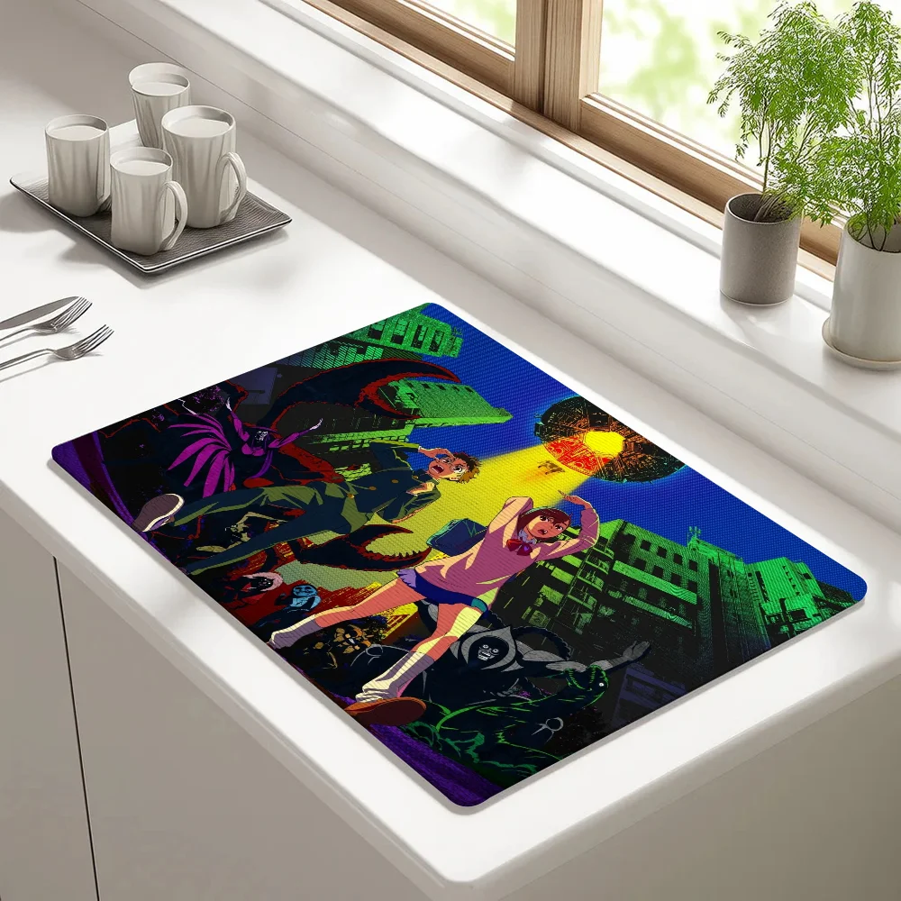 Anime D-Dandadan Draining Pad Drying Mat For Kitchen Bar Coffee Dishes Rubber Quick Drying Water Absorbent Anti-slip Mat
Anime D-Dandadan Draining Pad Drying Mat For Kitchen Bar Coffee Dishes Rubber Quick Drying Water Absorbent Anti-slip Mat