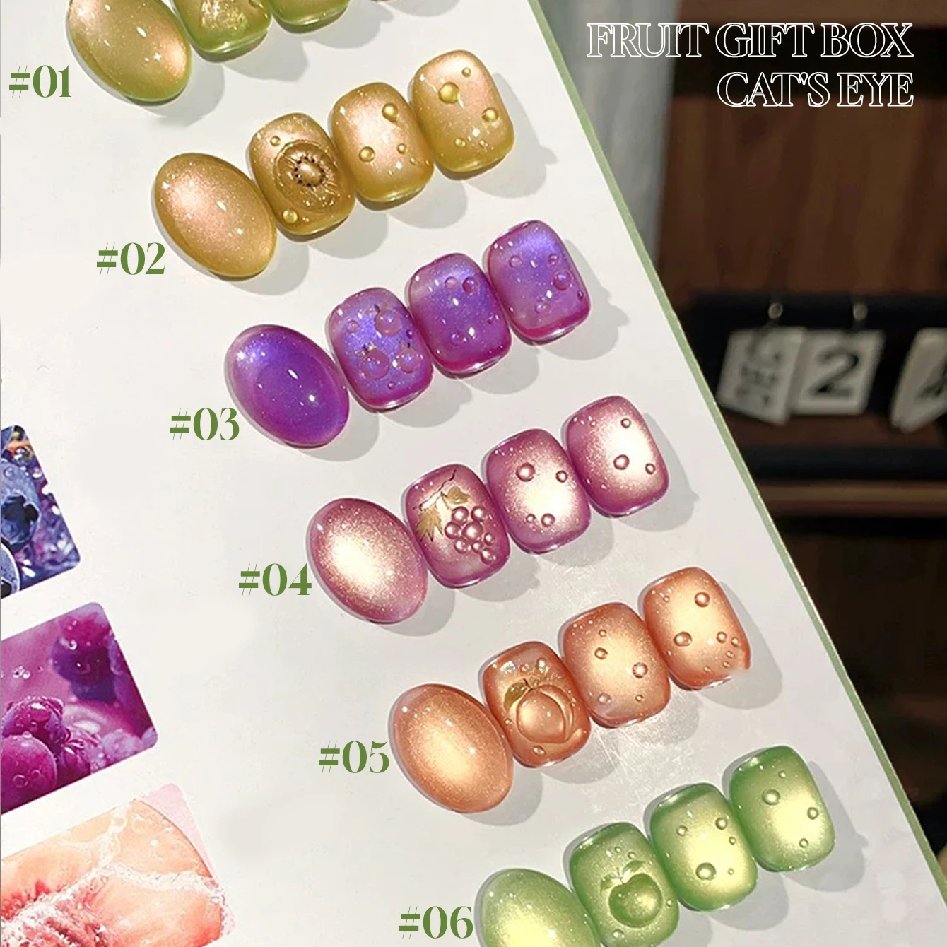 MIANEL 12ML Baro Fruit Basket Cat's Eye Nail Polish Gel 2026 New Blueberry Glass Bead Effect Popular Art Nail Art
MIANEL 12ML Baro Fruit Basket Cat's Eye Nail Polish Gel 2026 New Blueberry Glass Bead Effect Popular Art Nail Art