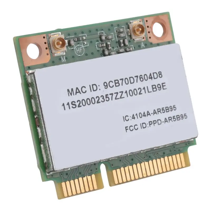 A23F-For Lenovo Z370 Y460 G470 Z470 Z560 Black AR5B95 2.4G 150Mbps MINI PCIE 802.11N Built-In Wireless Network Card
A23F-For Lenovo Z370 Y460 G470 Z470 Z560 Black AR5B95 2.4G 150Mbps MINI PCIE 802.11N Built-In Wireless Network Card