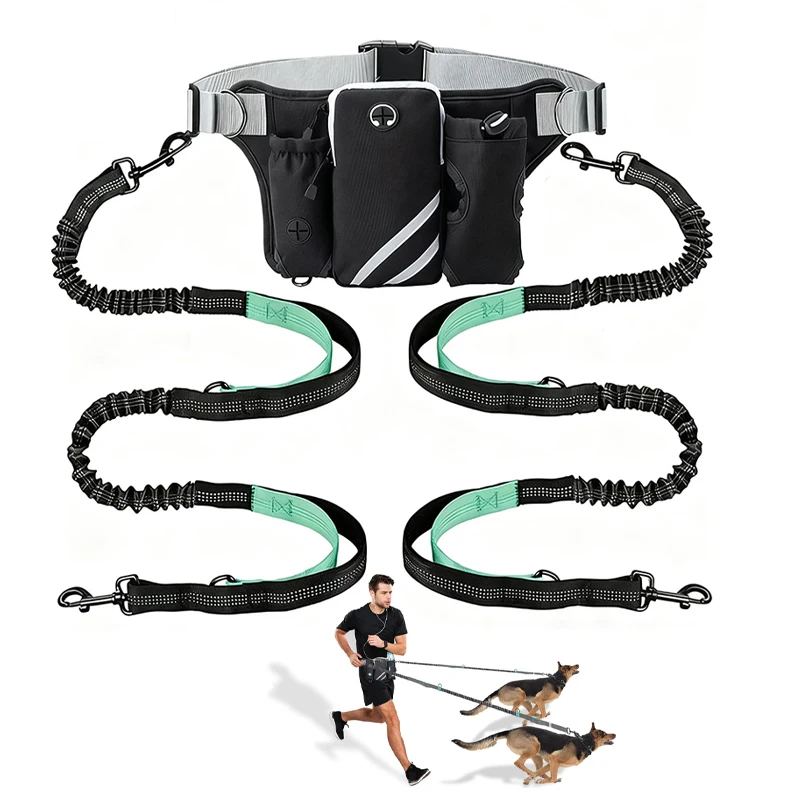 Adjustable Waist Belt Bag Training Pouch with Retractable Hands Free Dog Reflective Stitching Leash for Running Walking Hiking
Adjustable Waist Belt Bag Training Pouch with Retractable Hands Free Dog Reflective Stitching Leash for Running Walking Hiking