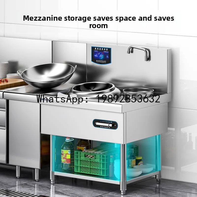 Commercial induction cooker stir-fry cooker restaurant canteen single and double head induction cooker concave electric stir-fry
Commercial induction cooker stir-fry cooker restaurant canteen single and double head induction cooker concave electric stir-fry