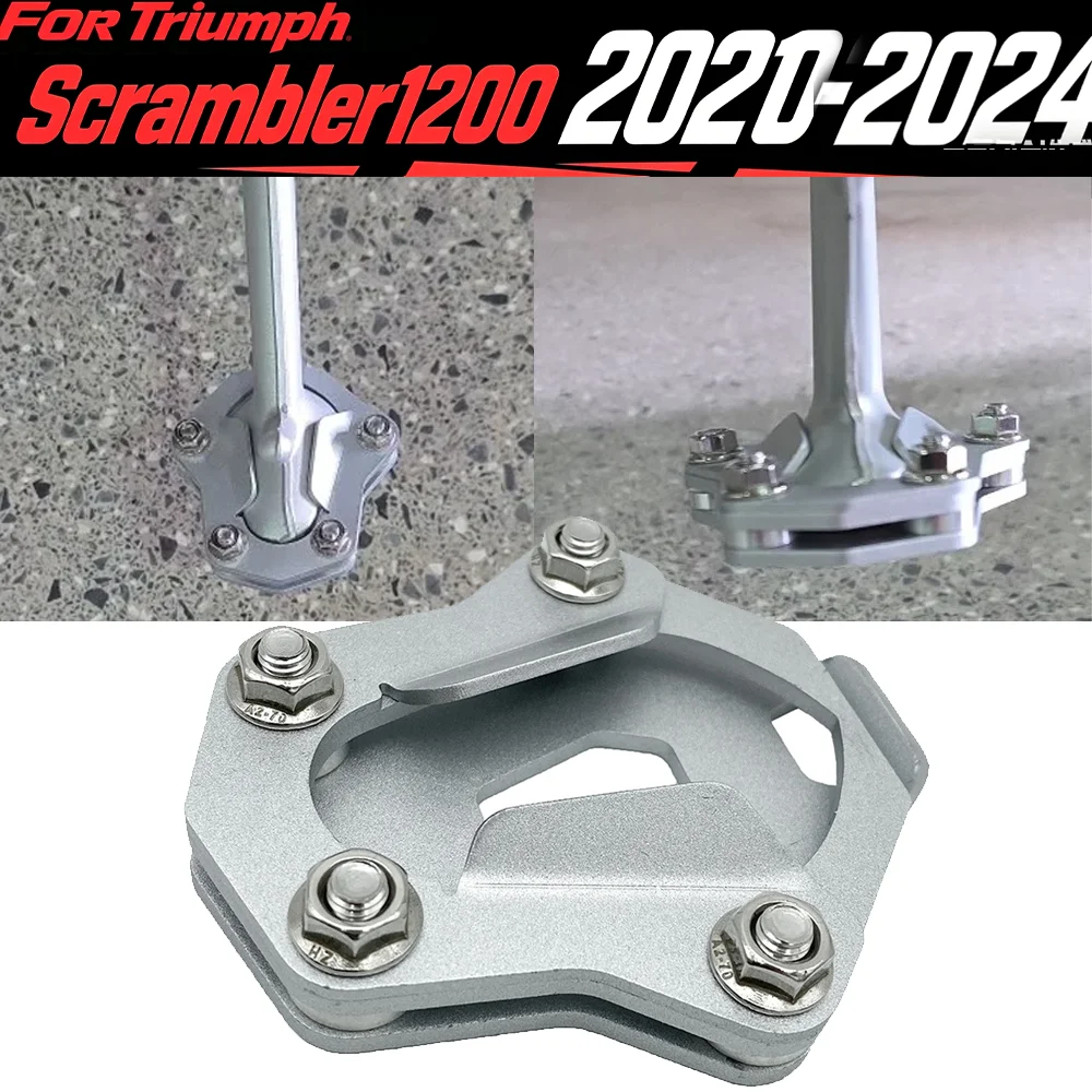 SCRAMBLER 1200 Kickstand Extender Side Stand Support Plate Pad Enlarge Extension For Triumph SCRAMBLER 1200 2020-2024
SCRAMBLER 1200 Kickstand Extender Side Stand Support Plate Pad Enlarge Extension For Triumph SCRAMBLER 1200 2020-2024