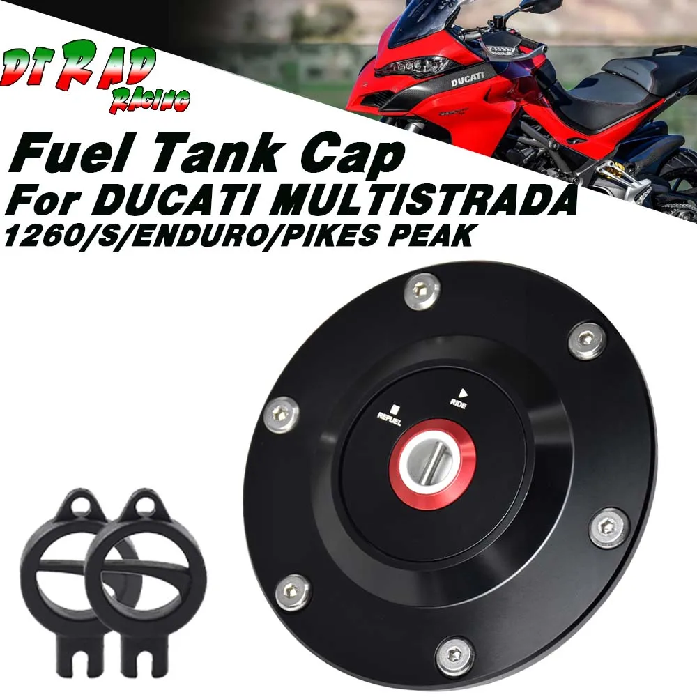 For DUCATI MULTISTRADA 1260/S/ENDURO/PIKES PEAK Racing Billet Fuel Tank Cap Motorcycle Gasoline Key Plug Locking Petrol Tank Cap
For DUCATI MULTISTRADA 1260/S/ENDURO/PIKES PEAK Racing Billet Fuel Tank Cap Motorcycle Gasoline Key Plug Locking Petrol Tank Cap