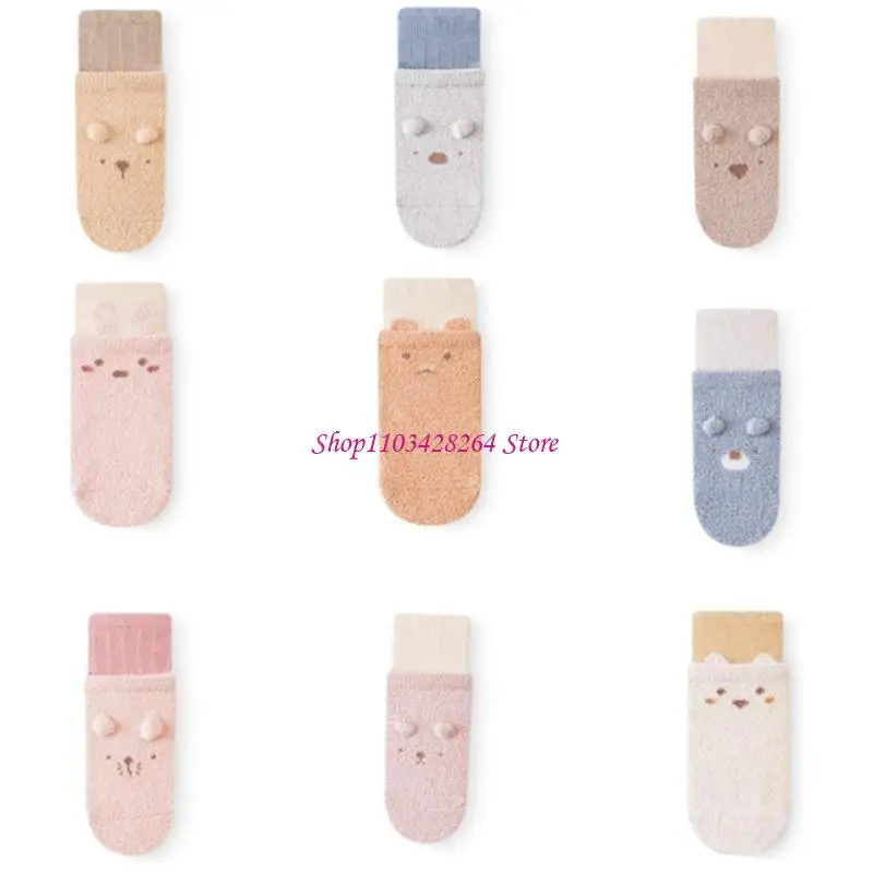 Cartoon Baby Socks Nonslip Rubber Soles Coral Fleece Floor Socks Indoor Hosiery
Cartoon Baby Socks Nonslip Rubber Soles Coral Fleece Floor Socks Indoor Hosiery