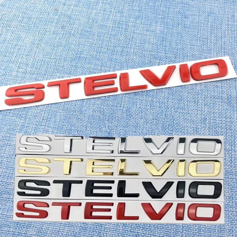 1pc 3D for Alfa Romeo STELVIO ABS Car logo letter sticker Rear Bumper tail door trunk sticker rear Emblem stickers Accessories
1pc 3D for Alfa Romeo STELVIO ABS Car logo letter sticker Rear Bumper tail door trunk sticker rear Emblem stickers Accessories