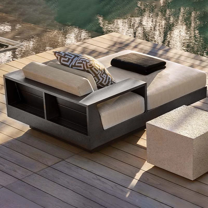 Outdoor Aluminum Furniture Daybed Waterproof Fabric Garden Daybed Lounger Beach Sun Lounge Chairs
Outdoor Aluminum Furniture Daybed Waterproof Fabric Garden Daybed Lounger Beach Sun Lounge Chairs