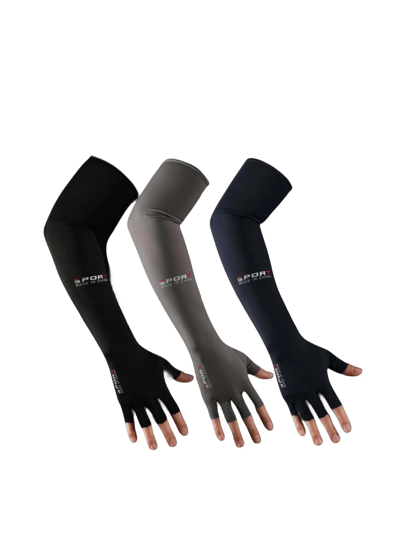 Men's Sun Protection Gloves & Arm Sleeves, Ice Silk, Anti-Slip, Quick-Dry, Half Finger Fingerless, Uv-Resistant, For Cycling & Outdoor Activities Sleeves Cover Arms White Gloves Arm Warmers Autumn Outfits Halloween Costumes Black Arm Sleeve Gifts For Men
Men's Sun Protection Gloves & Arm Sleeves, Ice Silk, Anti-Slip, Quick-Dry, Half Finger Fingerless, Uv-Resistant, For Cycling & Outdoor Activities Sleeves Cover Arms White Gloves Arm Warmers Autumn Outfits Halloween Costumes Black Arm Sleeve Gifts For Men