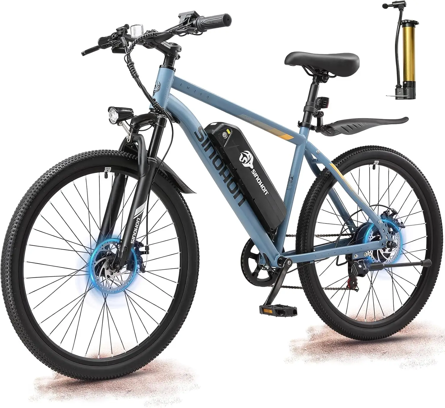 26" Electric Bike for Adults with 500W Brushless Motor,375Wh Removable Battery,7-Speed Gears,Front Suspension,37 Miles Range
26" Electric Bike for Adults with 500W Brushless Motor,375Wh Removable Battery,7-Speed Gears,Front Suspension,37 Miles Range