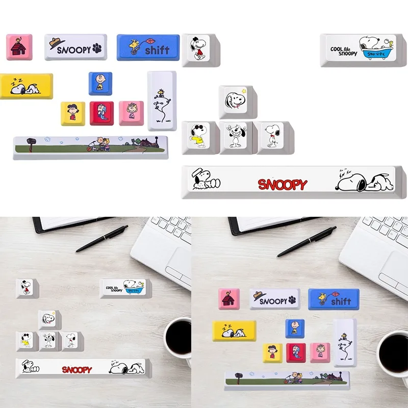 7 шт. механическая клавиатура Snoopy, сменные колпачки для клавиш, аниме, непрозрачные персонализированные колпачки для клавиш, сменные новые колпачки для механической клавиатуры, подарки
7 шт. механическая клавиатура Snoopy, сменные колпачки для клавиш, аниме, непрозрачные персонализированные колпачки для клавиш, сменные новые колпачки для механической клавиатуры, подарки