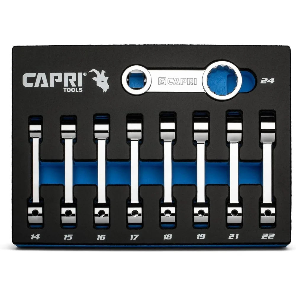 1/2 in. Drive Torque Adapter Set, 12-Point Box End, 14 to 24 mm, Metric, 9-Piece with Mechanic's Tray
1/2 in. Drive Torque Adapter Set, 12-Point Box End, 14 to 24 mm, Metric, 9-Piece with Mechanic's Tray