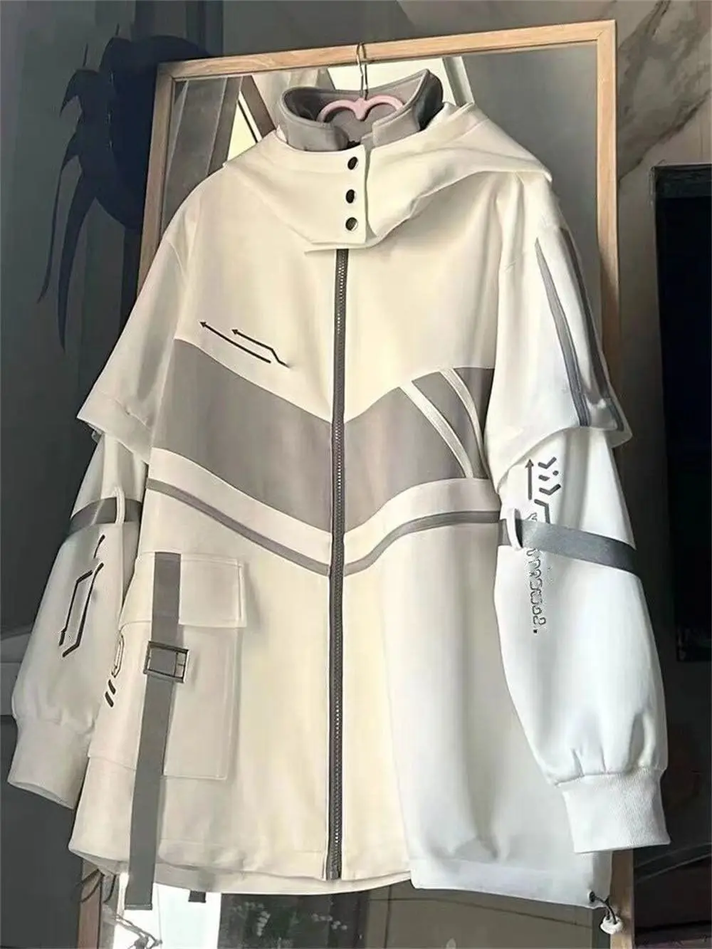 Japanese Oversized Hoodies Streetwear Vintage Contrast Coats Womens Loose Y2k Aesthetic Jackets 2025 Casual Grunge Zipper Tops
Japanese Oversized Hoodies Streetwear Vintage Contrast Coats Womens Loose Y2k Aesthetic Jackets 2025 Casual Grunge Zipper Tops