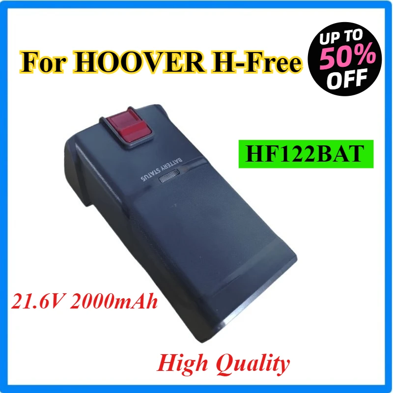 New 21.6V 2000mAh HF122EN011 HF122BAT Vacuum Cleaner Battery for HOOVER H-Free 100
New 21.6V 2000mAh HF122EN011 HF122BAT Vacuum Cleaner Battery for HOOVER H-Free 100