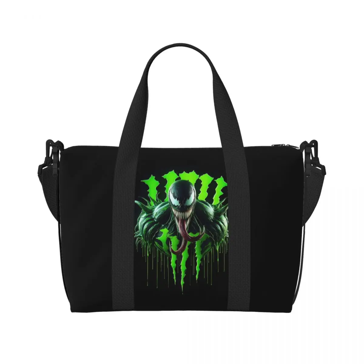 Custom Venom Tote Bag for Women Big Capacity Comics Gym Beach Travel Bags
Custom Venom Tote Bag for Women Big Capacity Comics Gym Beach Travel Bags