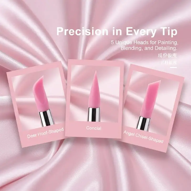 【*】5Pcs/set Silicone Nail Brush UV Gel Polish Tip 3D Image DIY Dotting Polish Brushes Pen Professional DIY Manicure Tools
【*】5Pcs/set Silicone Nail Brush UV Gel Polish Tip 3D Image DIY Dotting Polish Brushes Pen Professional DIY Manicure Tools