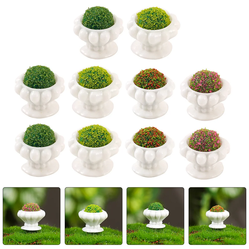 10 Pcs Plant Model Decoration Mini Garden Bonsai Artificial House Decors Ornaments for Crafts
10 Pcs Plant Model Decoration Mini Garden Bonsai Artificial House Decors Ornaments for Crafts