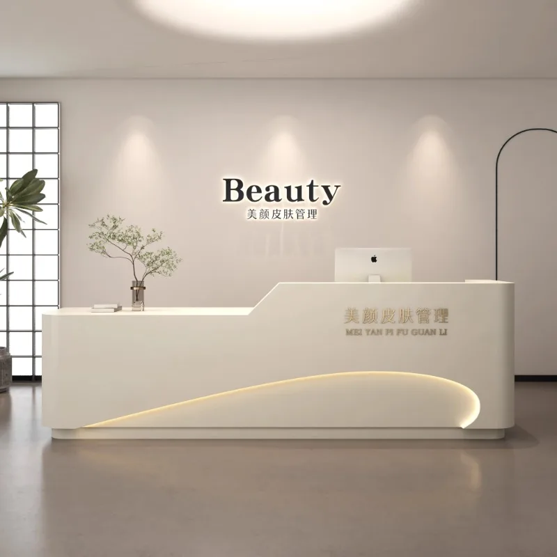 Modern Office Reception Desks Wood Office Front Office Console Table Long Reception Desk Vanity Comptoir Luxury Furnitures
Modern Office Reception Desks Wood Office Front Office Console Table Long Reception Desk Vanity Comptoir Luxury Furnitures