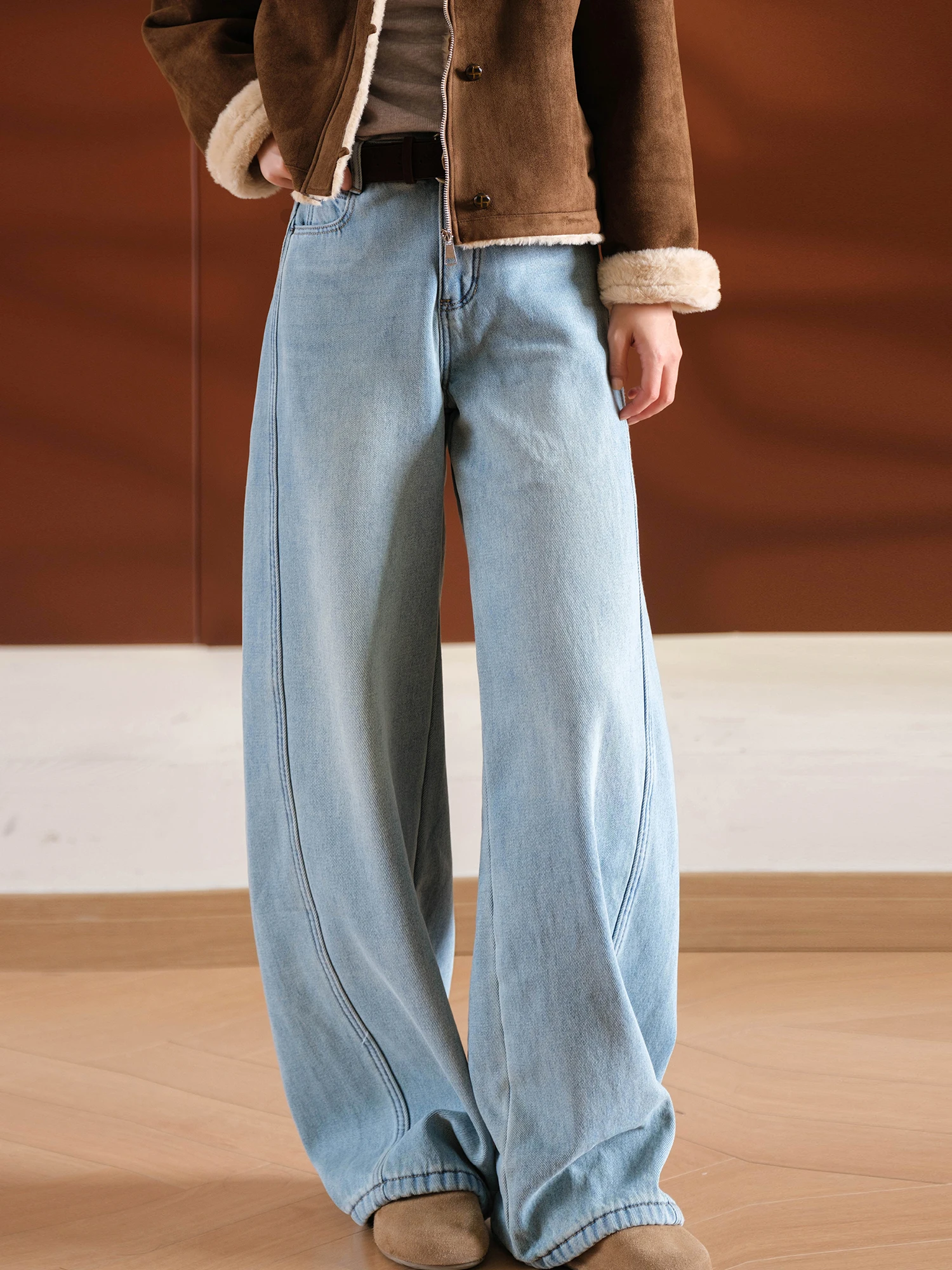 Женские джинсы с высокой талией из хлопкового денима, с эффектом похудения, модные, с лоскутным узором, с поясом, зауженные к низу
Женские джинсы с высокой талией из хлопкового денима, с эффектом похудения, модные, с лоскутным узором, с поясом, зауженные к низу